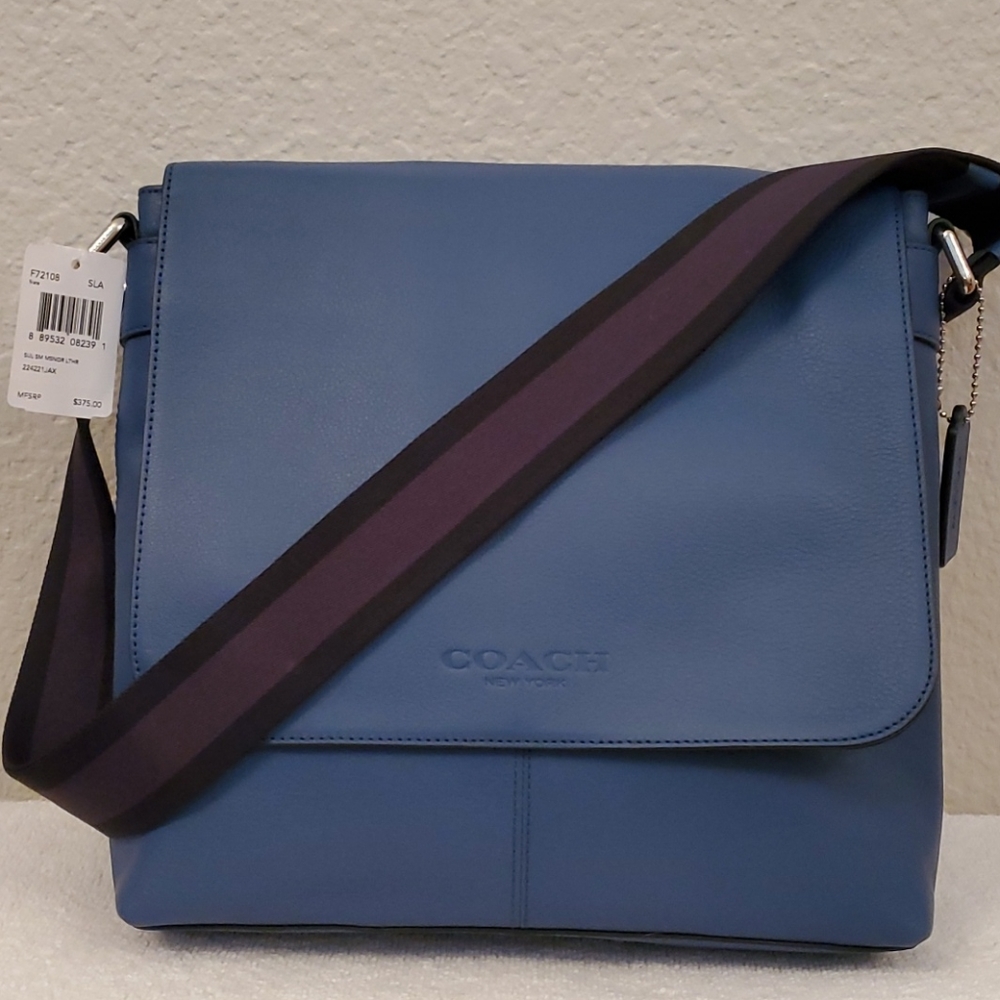 NWT Coach Messagner Bag Dark Teal